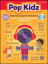 Pop Kidz Unison Reproducible Book & Enhanced CD-ROM cover